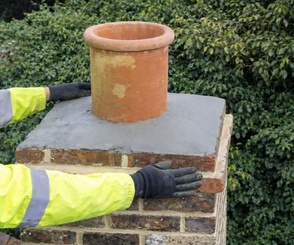 Chimney Repairs & Repointing – example 3